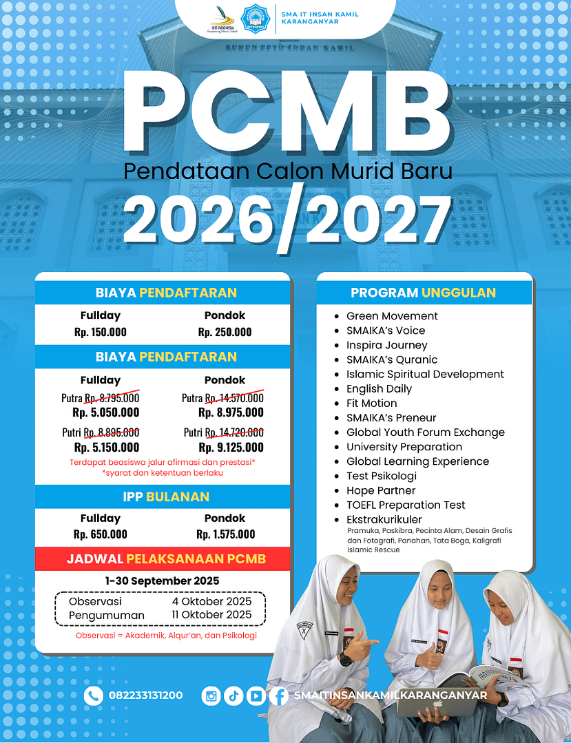 pcmb biaya